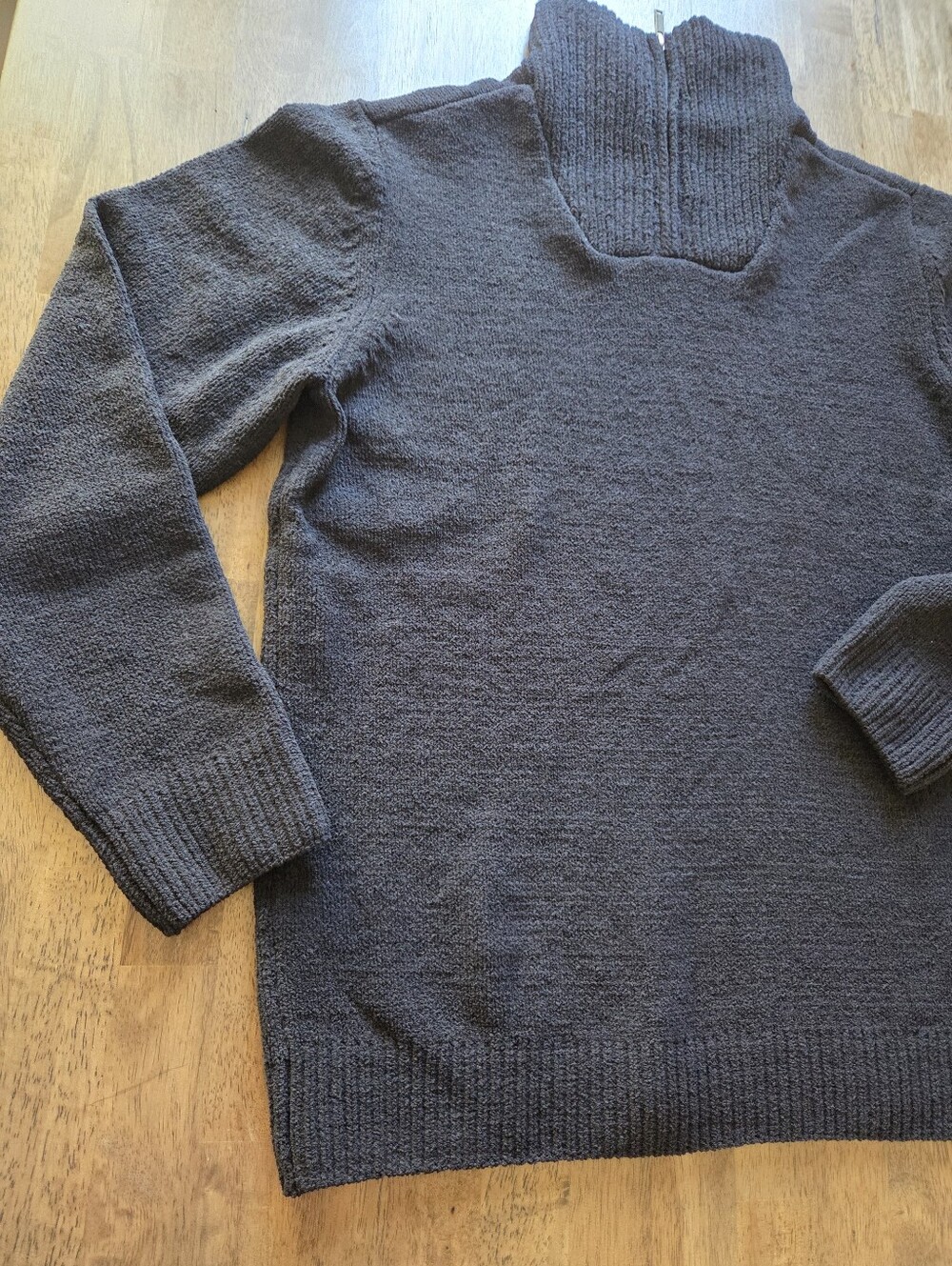 Project Raw Soft Quarter-Zip Knit Sweater